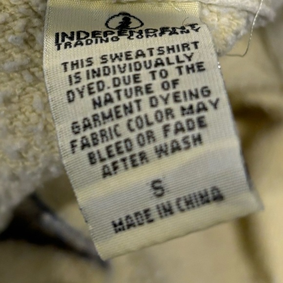 Happy Jack Smiley Embroidered Pullover Hoodie Sweatshirt - Picture 4 of 4